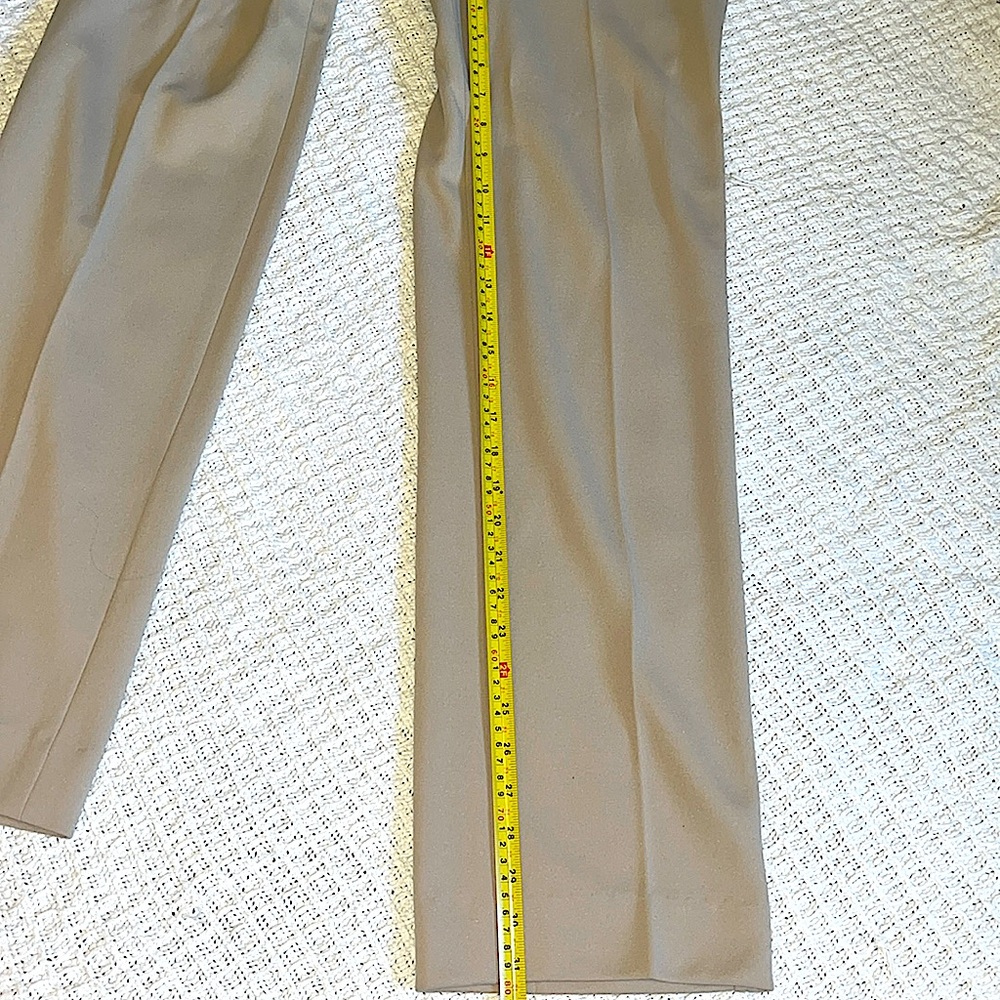 🚫Sold VTG Givenchy Sport Tan beige Hi Rise Knit Pant Sz 8 vintage deadstock w/ta - Picture 12 of 14